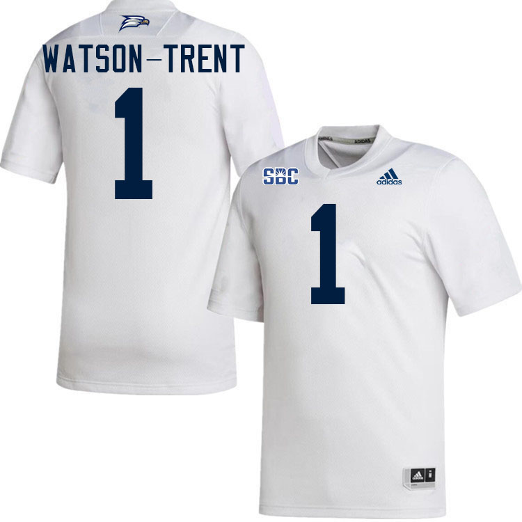 #1 Marques Watson-Trent Georgia Southern Eagles Jerseys|Apparels Football Stitched-White